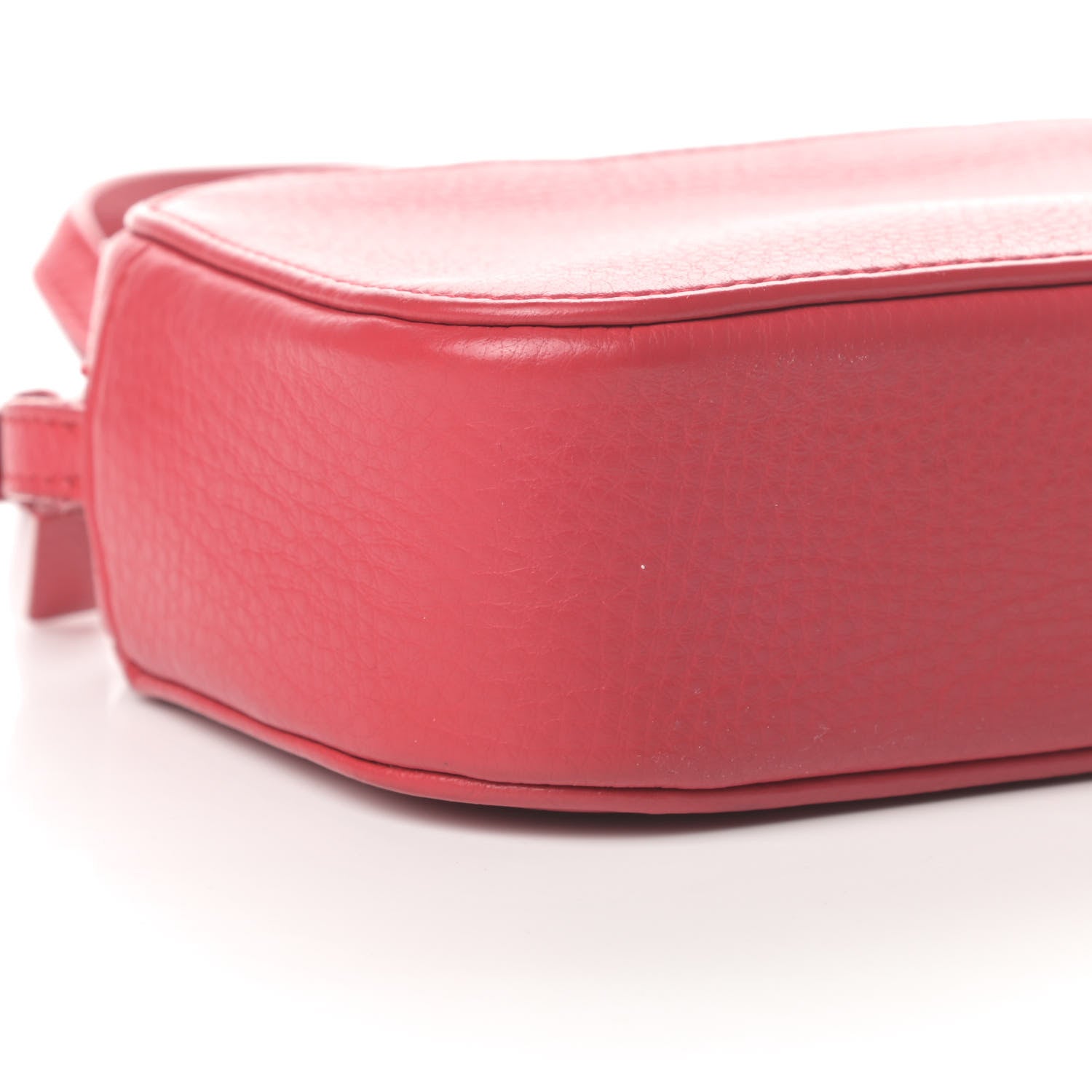 Balenciaga Calfskin Logo XS Everyday Camera Bag Rouge Lantern Black 9 of 14