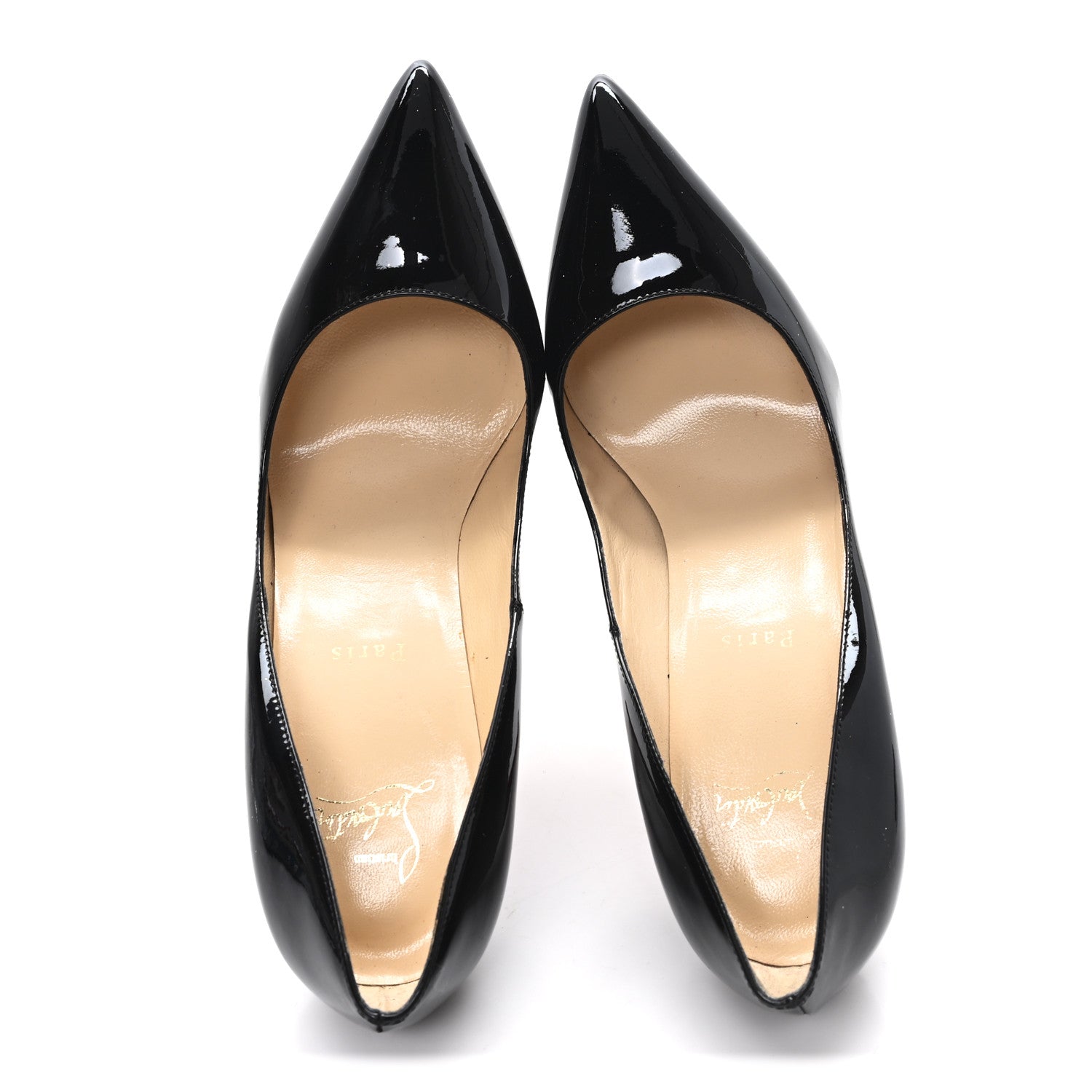 Christian Louboutin Patent Pigalle Plato 120 Pumps 39.5 Black 2 of 8