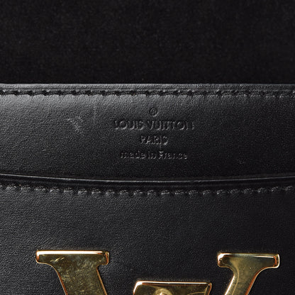 Louis Vuitton Calfskin Chain Louise MM Black 7 of 13