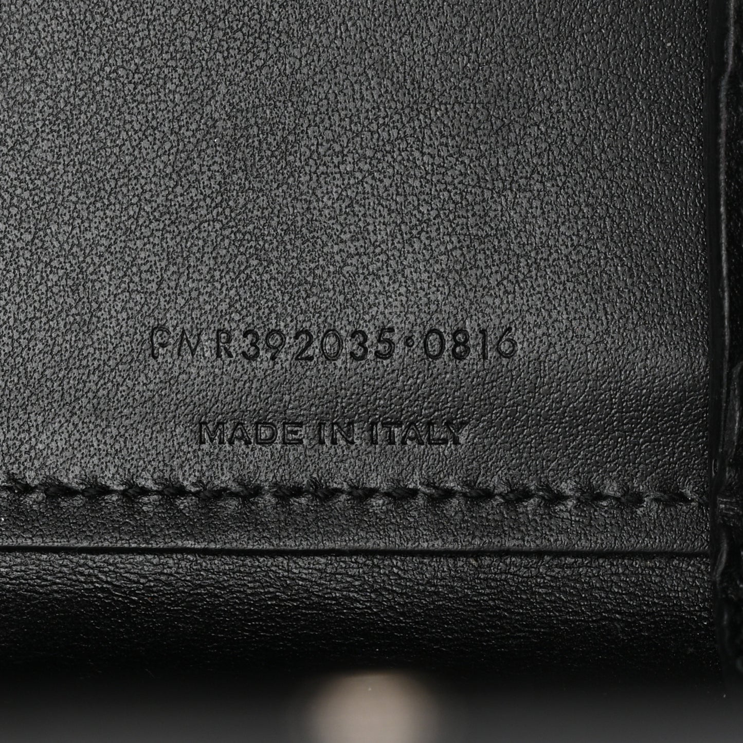 Calfskin Crocodile Embossed Nano Sac De Jour Black