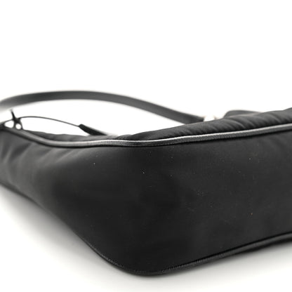 Prada Tessuto Nylon Saffiano Mini Re-Edition 2005 Bag Black 9 of 11