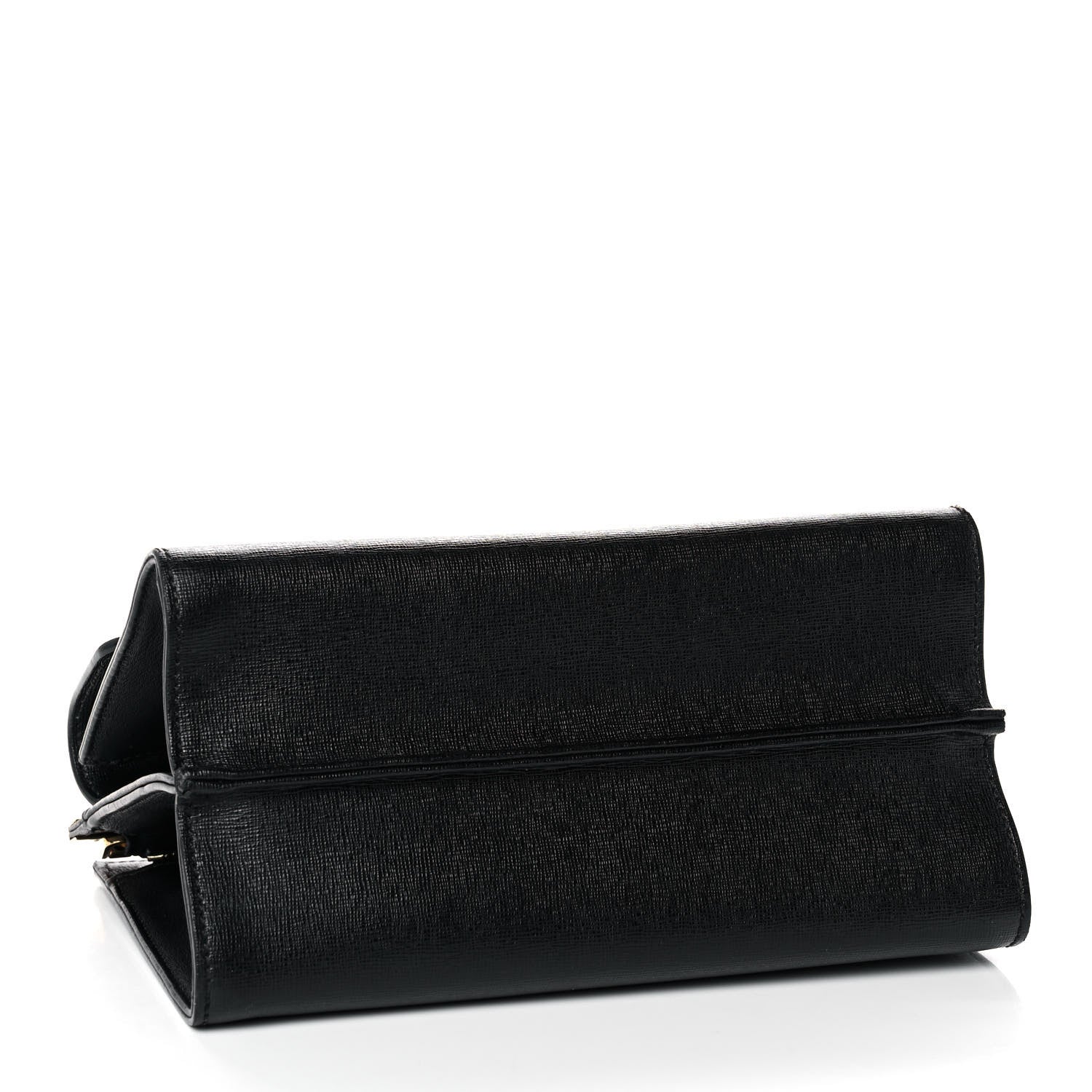 Fendi Vitello Elite Studded Monster Mini Demi Jour Shoulder Bag Black 4 of 12