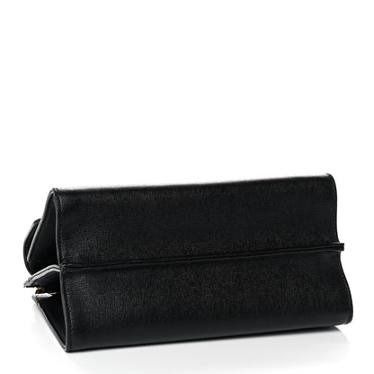 Fendi Vitello Elite Studded Monster Mini Demi Jour Shoulder Bag Black 4 of 12