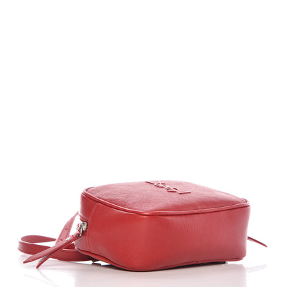 Saint Laurent Lambskin Monogram Lou Belt Bag Red 4 of 10