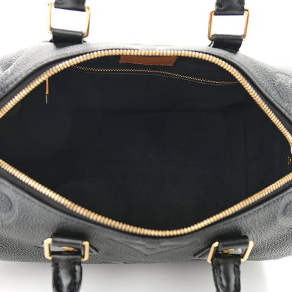 Louis Vuitton Empreinte Monogram Giant Wild At Heart Speedy Bandouliere 25 Black 5 of 9