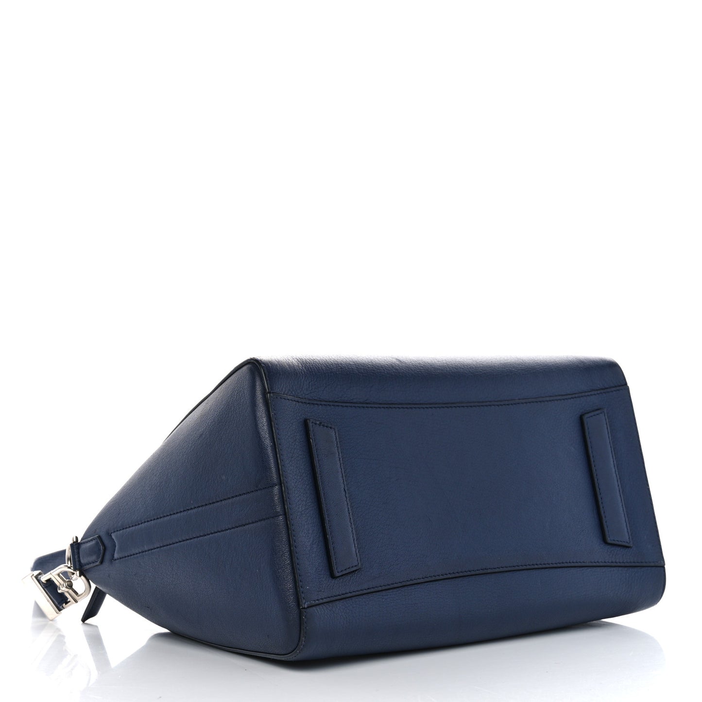 Sugar Goatskin Medium Antigona Navy