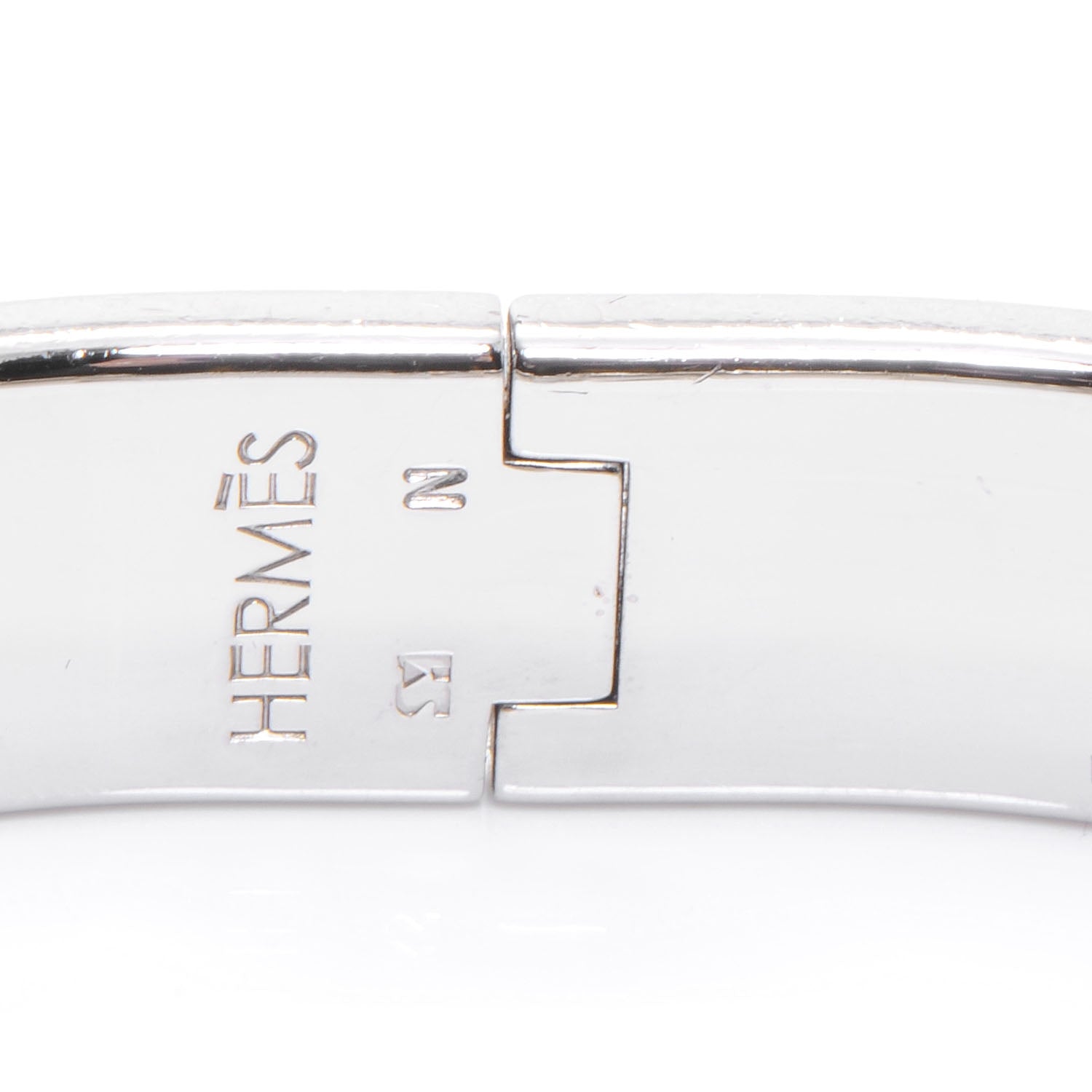 Hermes Enamel Narrow Clic Clac H Bracelet PM Black 3 of 5