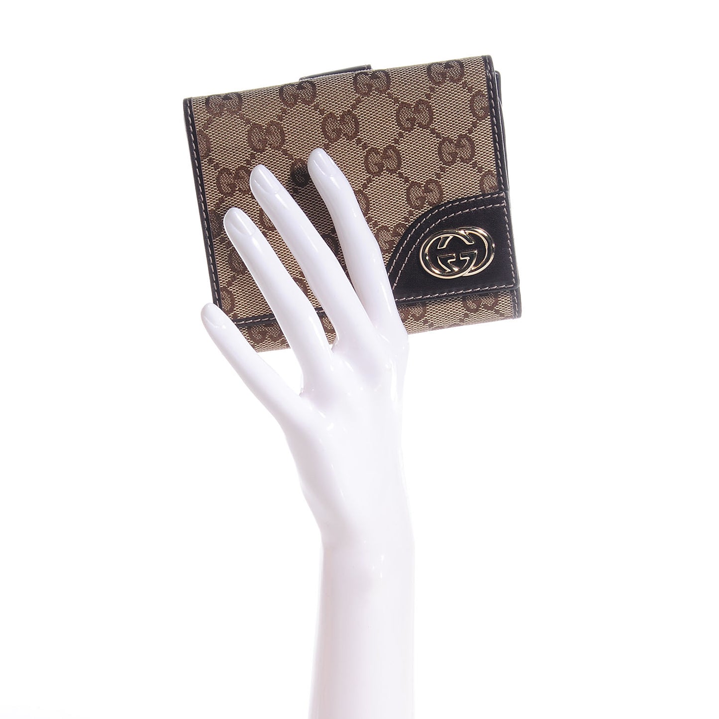 Monogram New Britt French Wallet Dark Brown