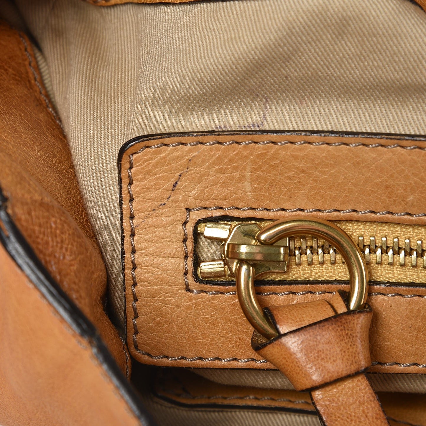 Calfskin Heloise Tote Honey