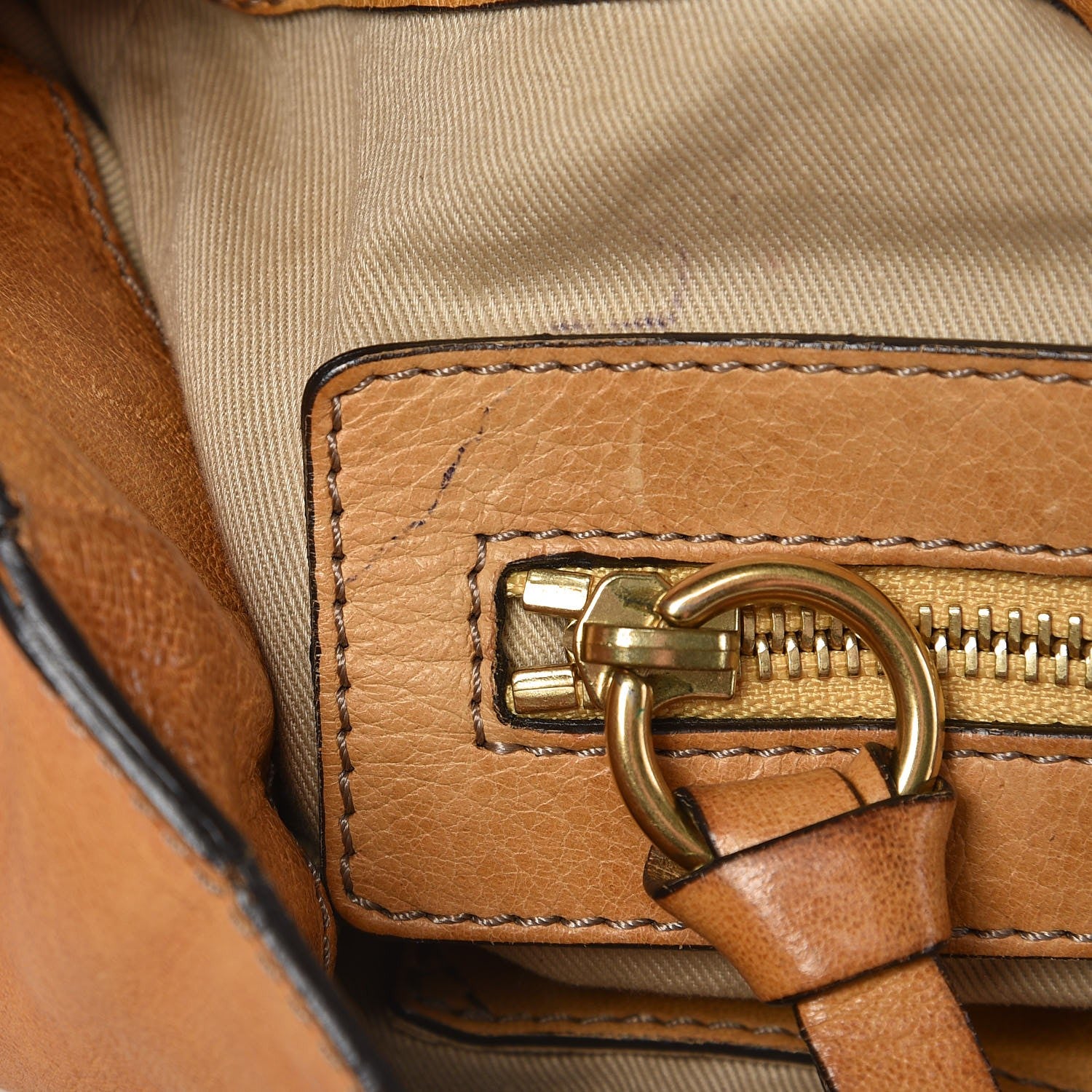 Chloe Calfskin Heloise Tote Honey 9 of 21