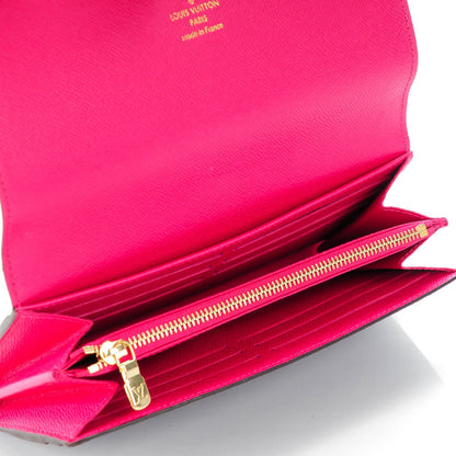 Louis Vuitton Monogram 2015 Christmas Animation Sarah Wallet Hibiscus 6 of 7