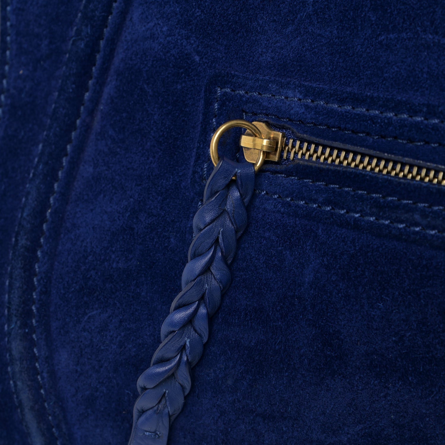 Celine Suede Medium Phantom Luggage Royal Blue 25 of 32