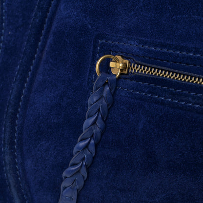 Celine Suede Medium Phantom Luggage Royal Blue 25 of 32