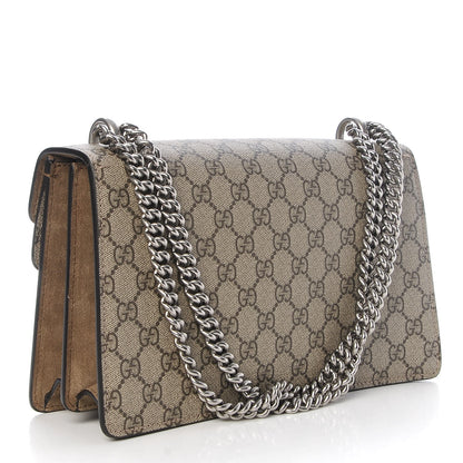 Gucci GG Supreme Monogram Small Dionysus Shoulder Bag Taupe 4 of 9