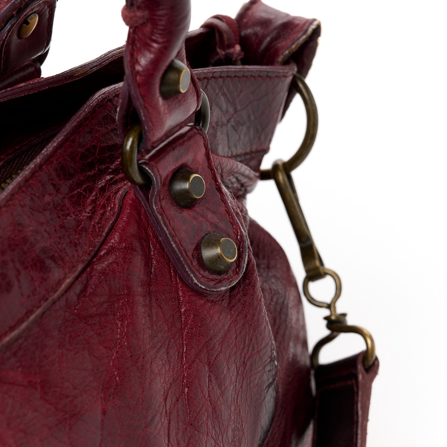 Balenciaga Agneau Classic Hardware First Bordeaux 14 of 14