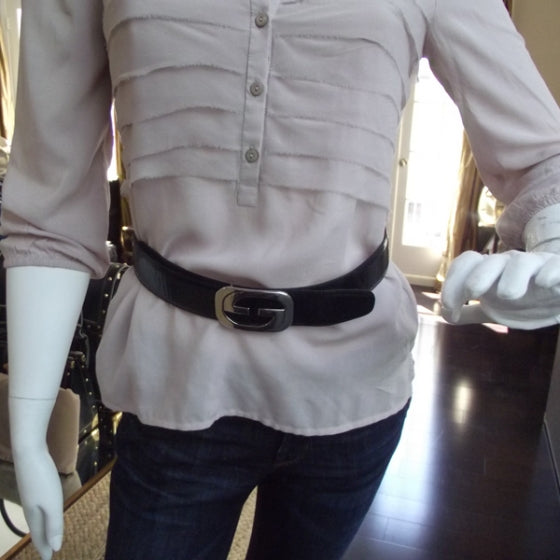 Gucci Leather Belt Black 75 30 2 of 6