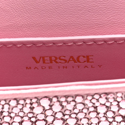 Versace Crystal La Medusa Envelope Clutch Pink 6 of 9