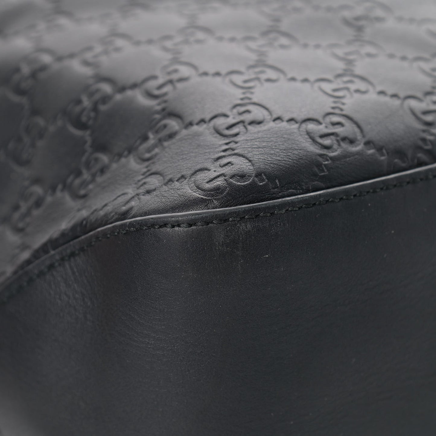 Guccissima Signature Large Linea A Hobo Black