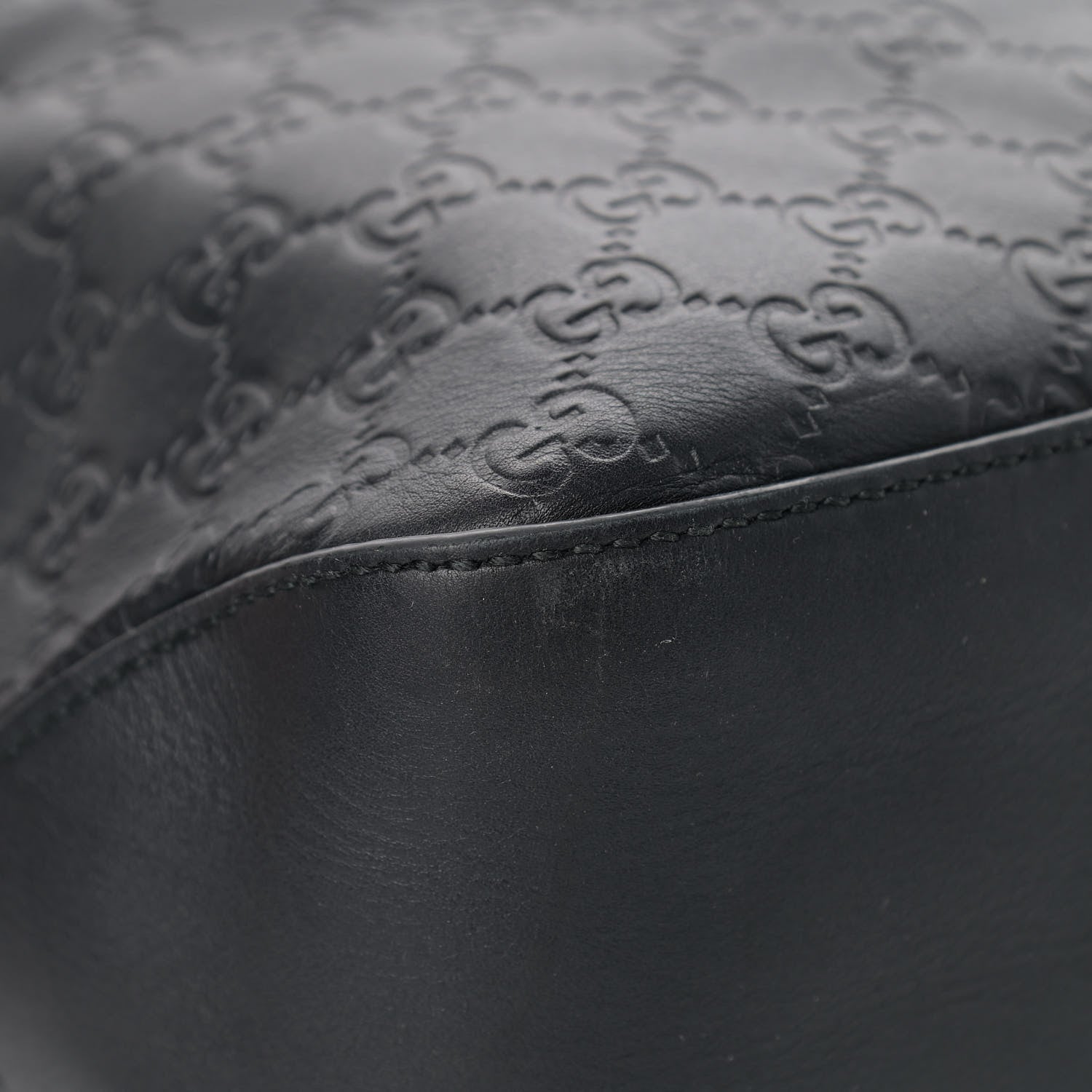 Gucci Guccissima Signature Large Linea A Hobo Black 10 of 16
