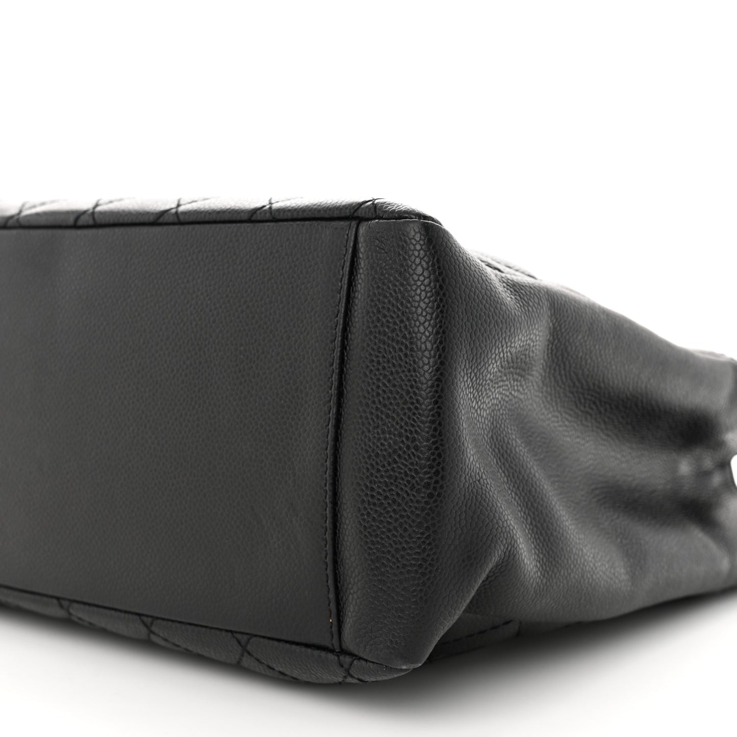 Caviar Quilted Grand Shopping Tote GST Black