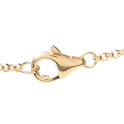 Cartier 18K Yellow Gold Diamond Agrafe Pendant Necklace 4 of 7