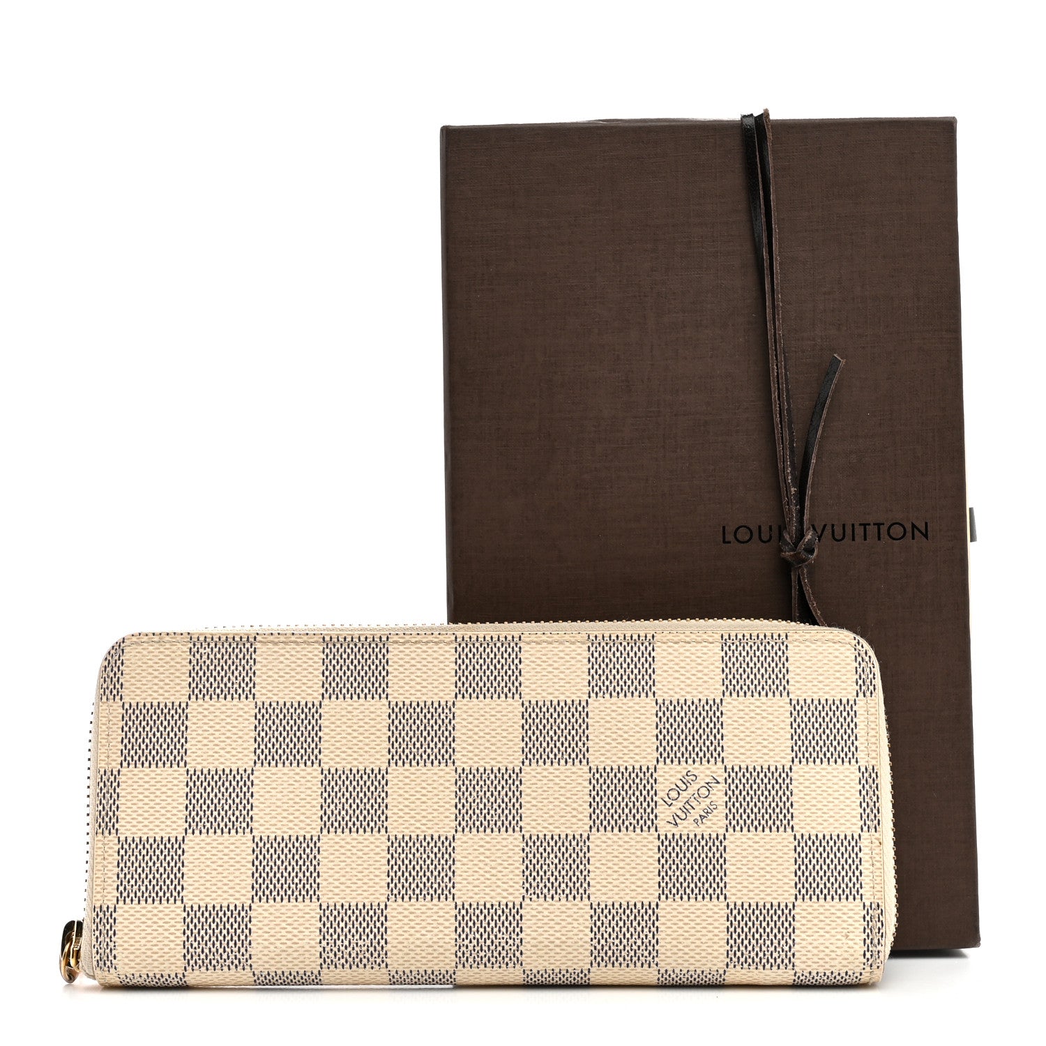 Louis Vuitton Damier Azur Clemence Wallet Rose Ballerine 8 of 8