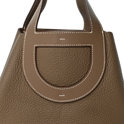 Hermes Taurillon Clemence Swift In-The-Loop 23 Bag Etoupe 8 of 12