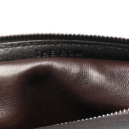 The Row Grained Calfskin Small Slouchy Banana Bag Dark Brown 6 of 9