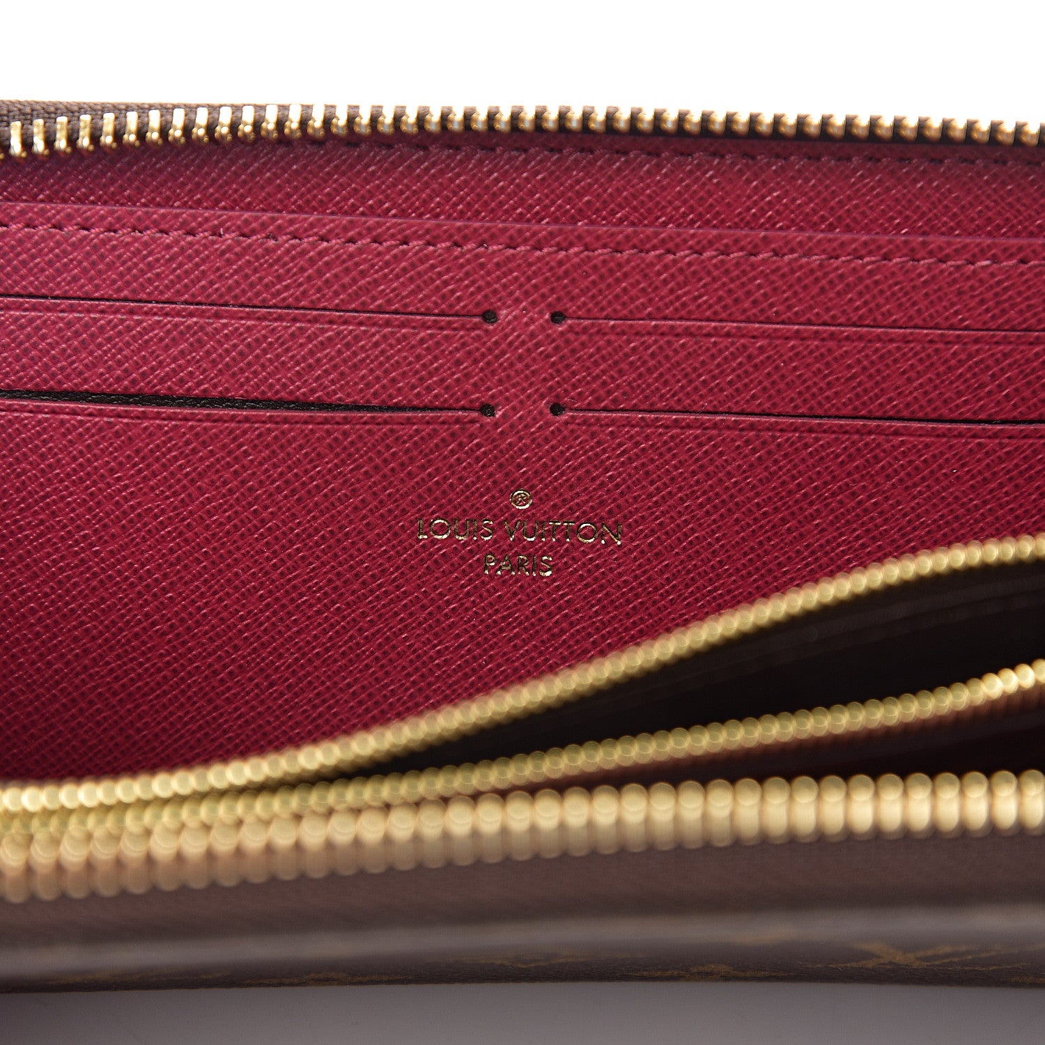Louis Vuitton Monogram Clemence Wallet Fuchsia 5 of 6