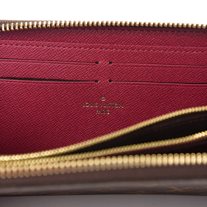 Louis Vuitton Monogram Clemence Wallet Fuchsia 5 of 6