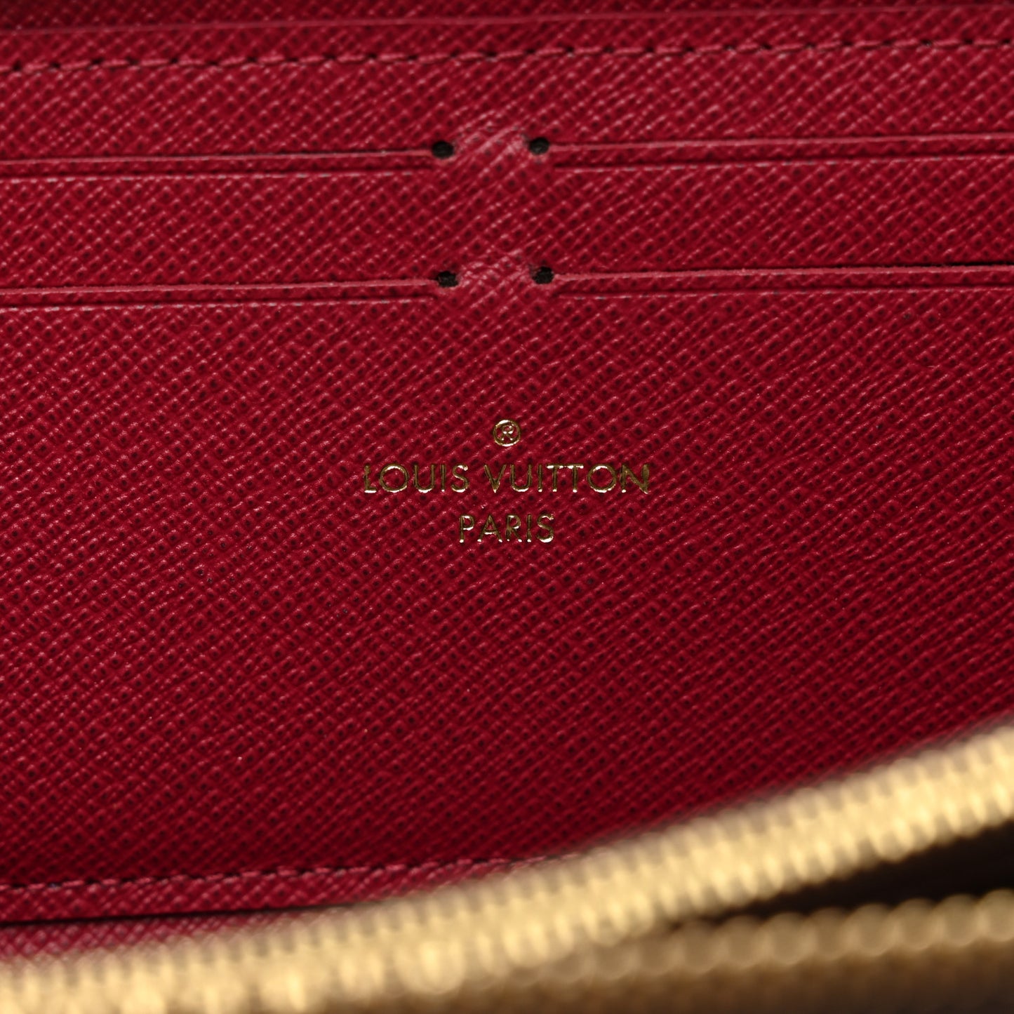 Monogram Clemence Wallet Fuchsia