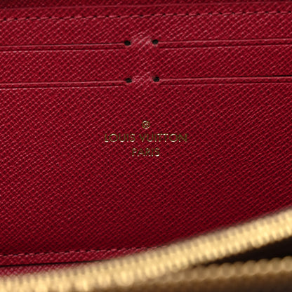 Louis Vuitton Monogram Clemence Wallet Fuchsia 6 of 7