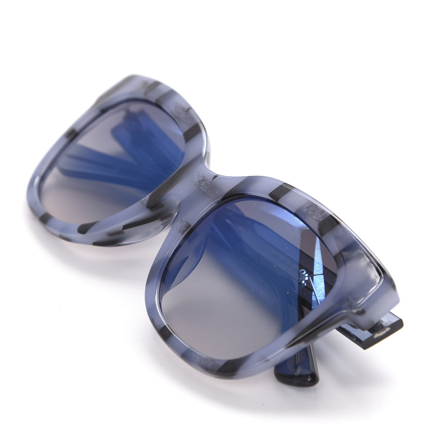 Gucci Acetate Square Frame Sunglasses GG3756/F/S Blue 7 of 8