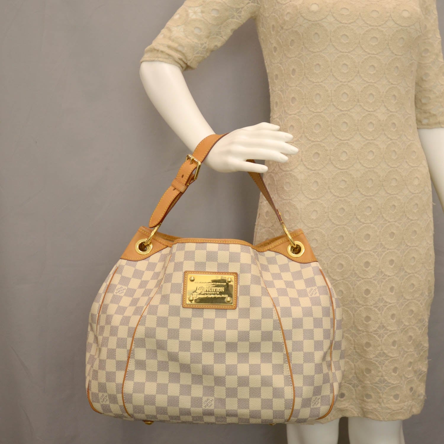 Louis Vuitton Damier Azur Galliera PM 2 of 8