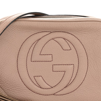 Gucci Pebbled Calfskin Small Soho Disco Bag Rose Beige 8 of 12