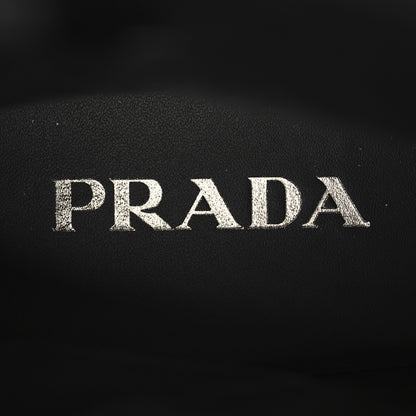 Prada Spazzolato Re-Nylon Metal Triangle Logo Buckled 50mm Biker Boots 40.5 Black 9 of 11