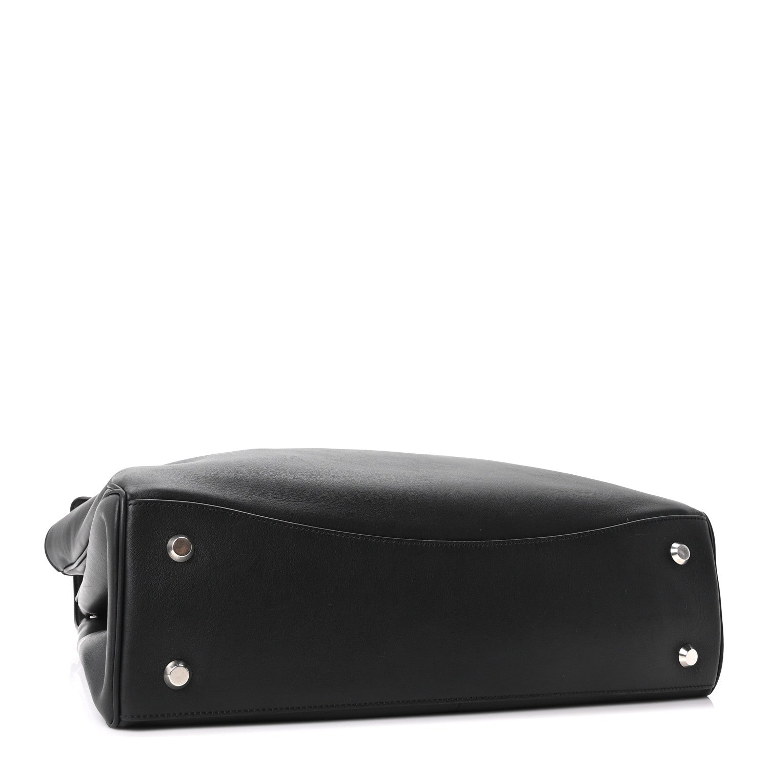 Balenciaga Smooth Calfskin Large Rodeo Top Handle Handbag Black 3 of 9