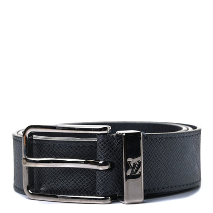 Louis Vuitton Calfskin 35mm Pont Neuf Belt 95 38 Black 1 of 4