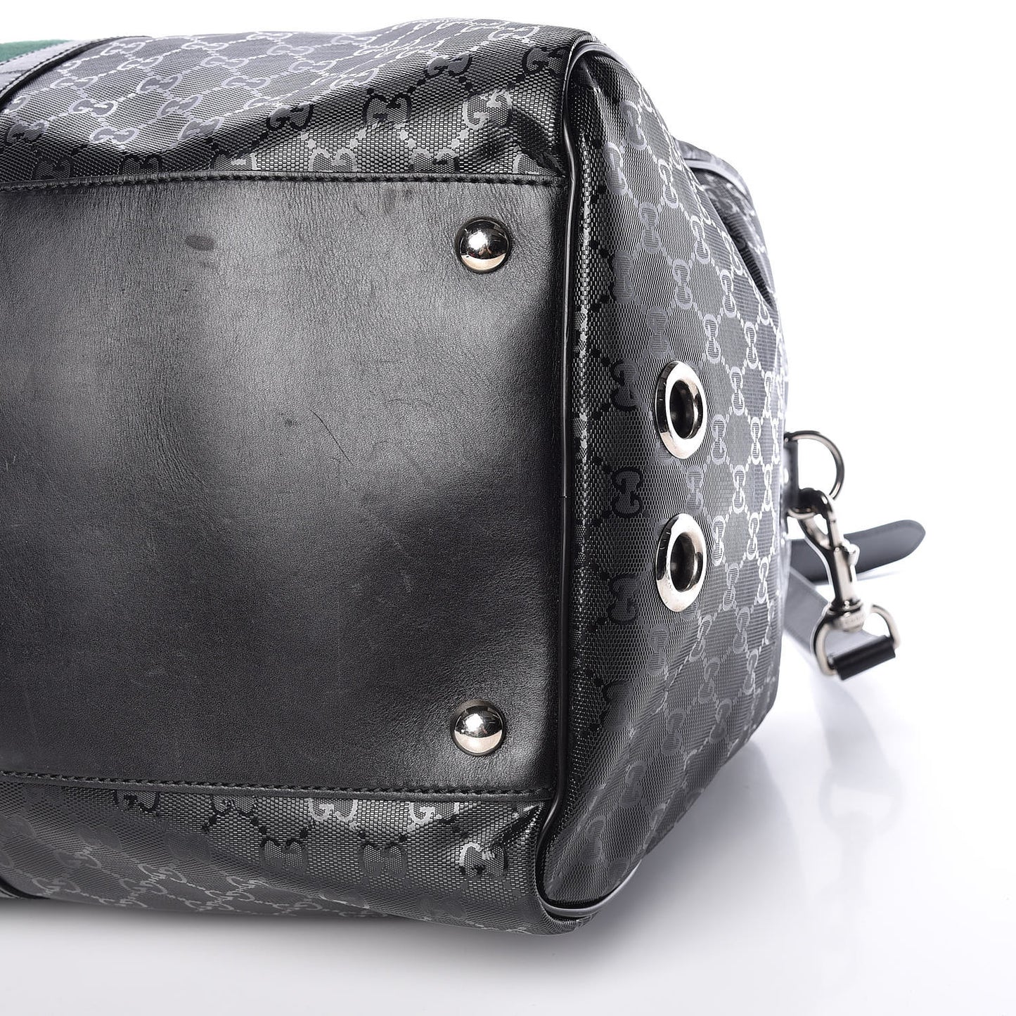 Imprime Monogram Web Carry On Duffle Bag Black