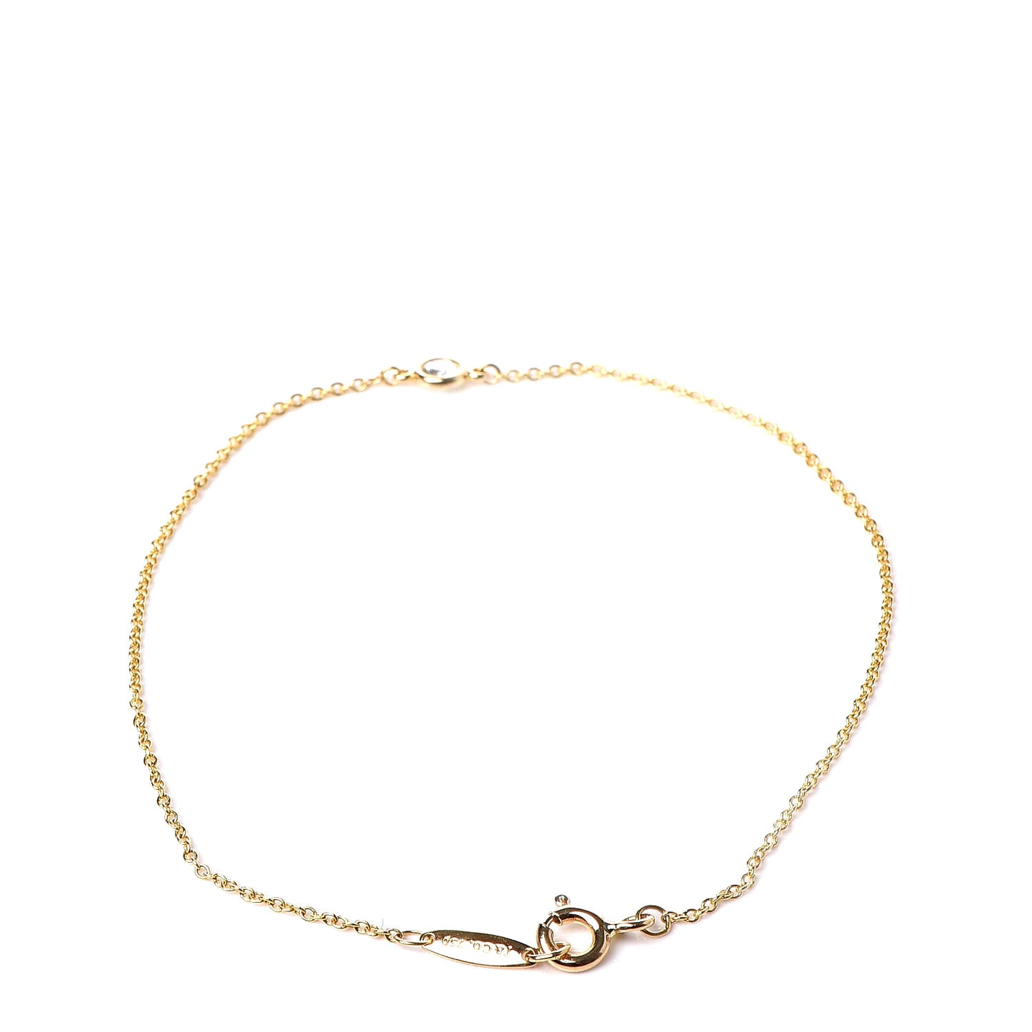 18K Yellow Gold Diamond .08ct Elsa Peretti Diamonds by the Yard Bracelet