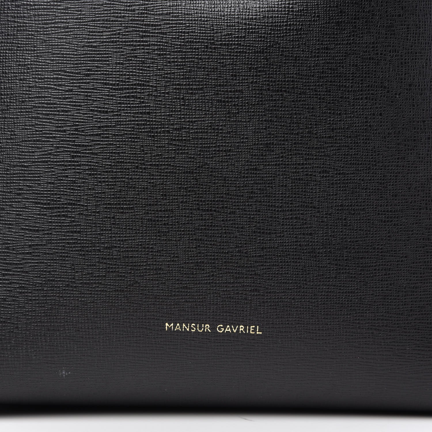 Mansur Gavriel Saffiano Bucket Bag Black Flamma 8 of 8