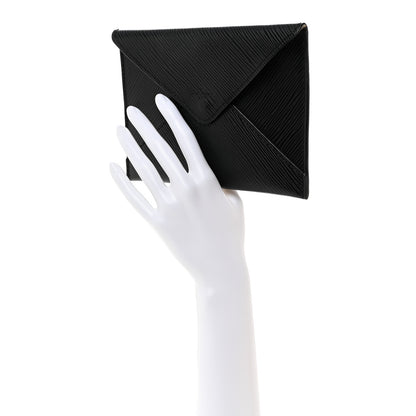 Louis Vuitton Epi Envelope Pouch Black 2 of 6