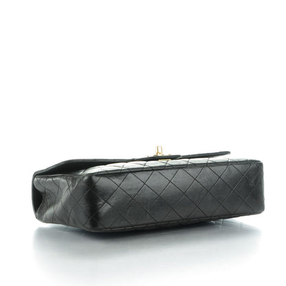 Chanel Lambskin Quilted Medium Rectangular Kelly Flap Bag Black 4 of 9