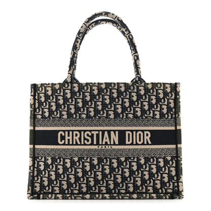 Christian Dior Oblique Medium Book Tote Blue Multicolor 1 of 12