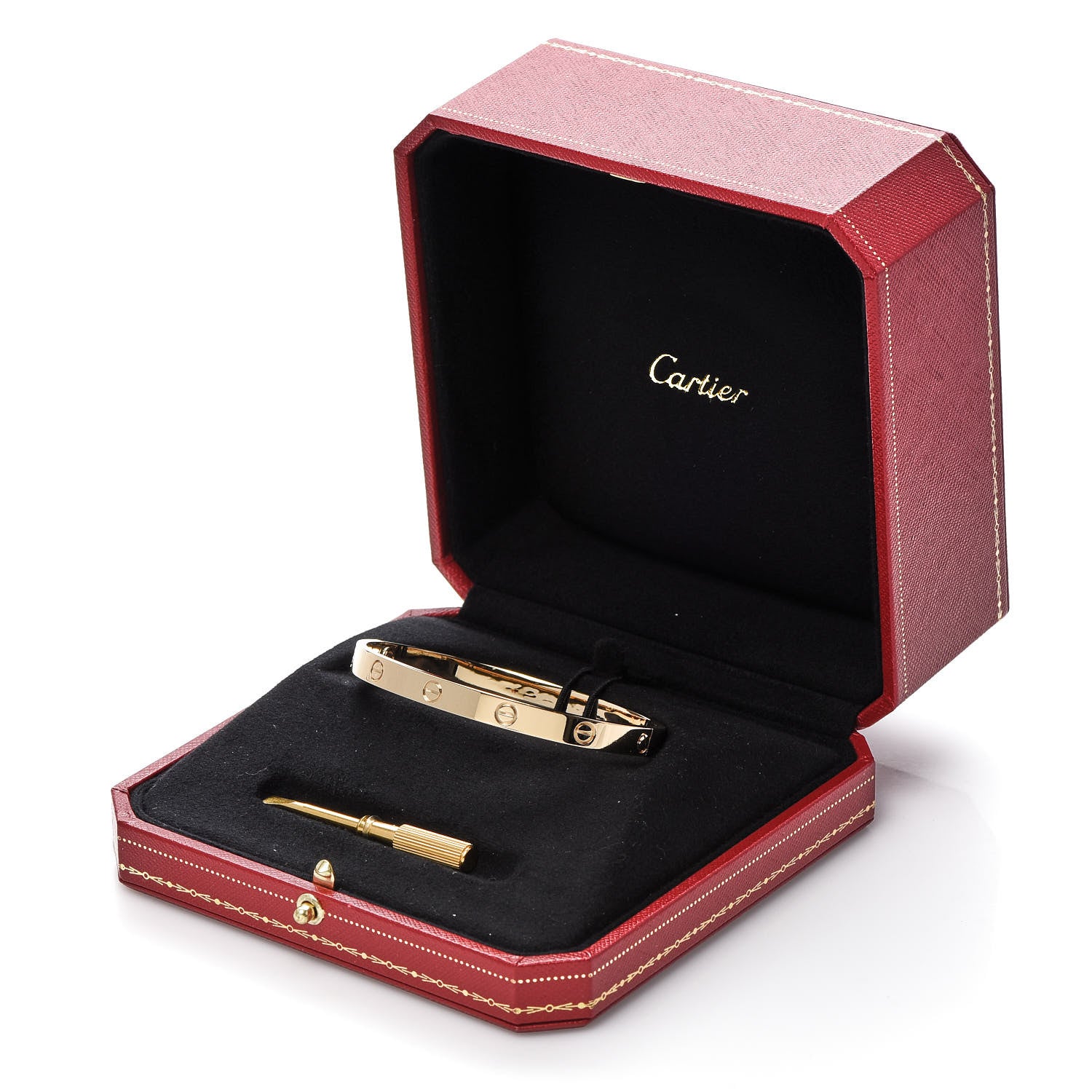 Cartier 18K Yellow Gold LOVE Bracelet 19 6 of 6