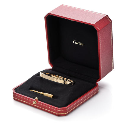 Cartier 18K Yellow Gold LOVE Bracelet 19 6 of 6