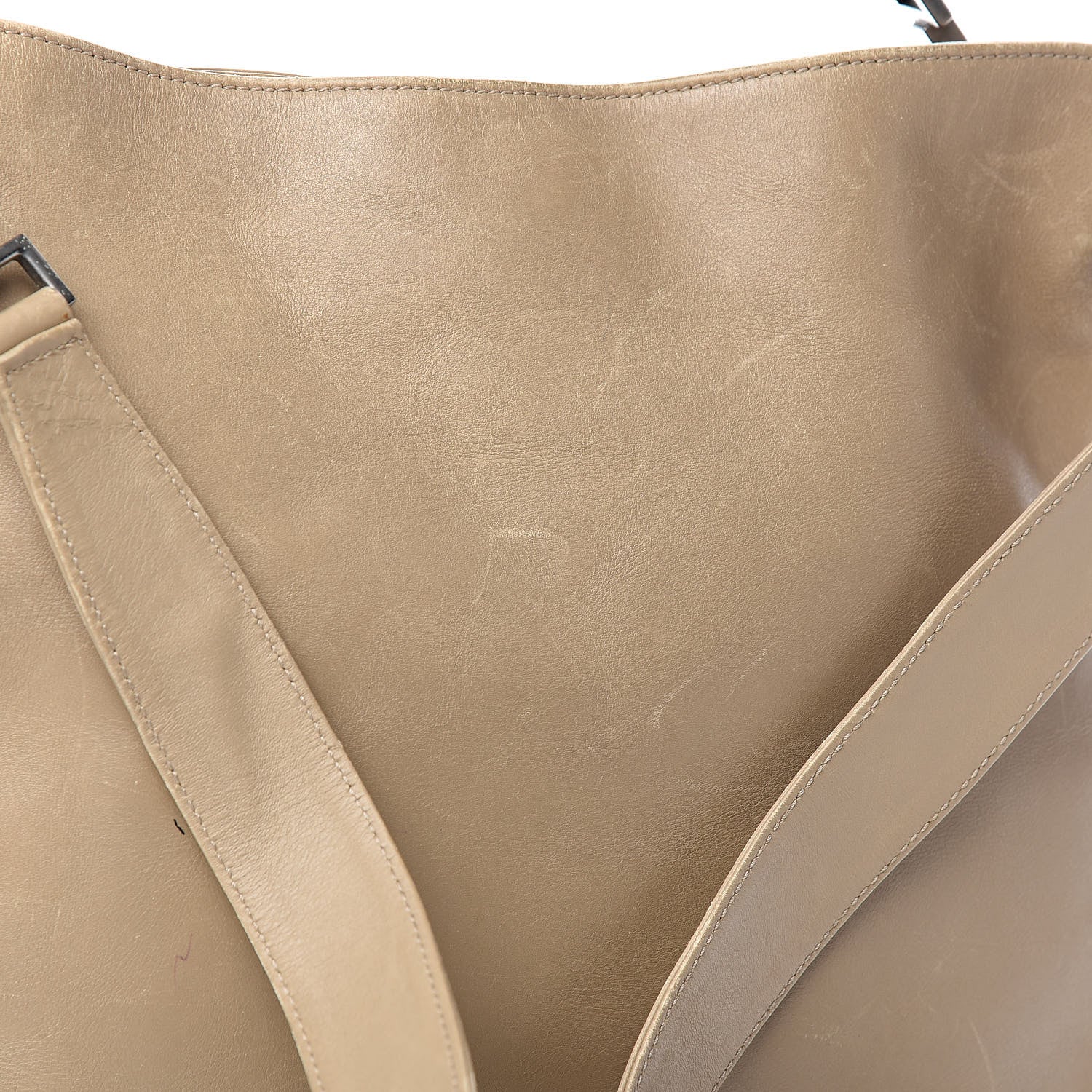 Gucci Calfskin Bamboo Top Handle Hobo Beige 13 of 16