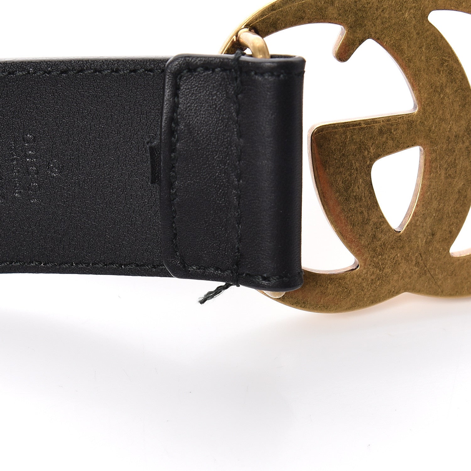 Gucci Calfskin Double G 40mm Belt 80 32 Black 6 of 7