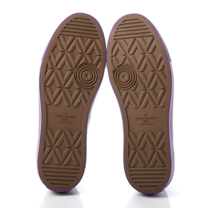 Louis Vuitton Canvas Monogram Mens Tattoo Sneakers 7.5 Violet 5 of 8