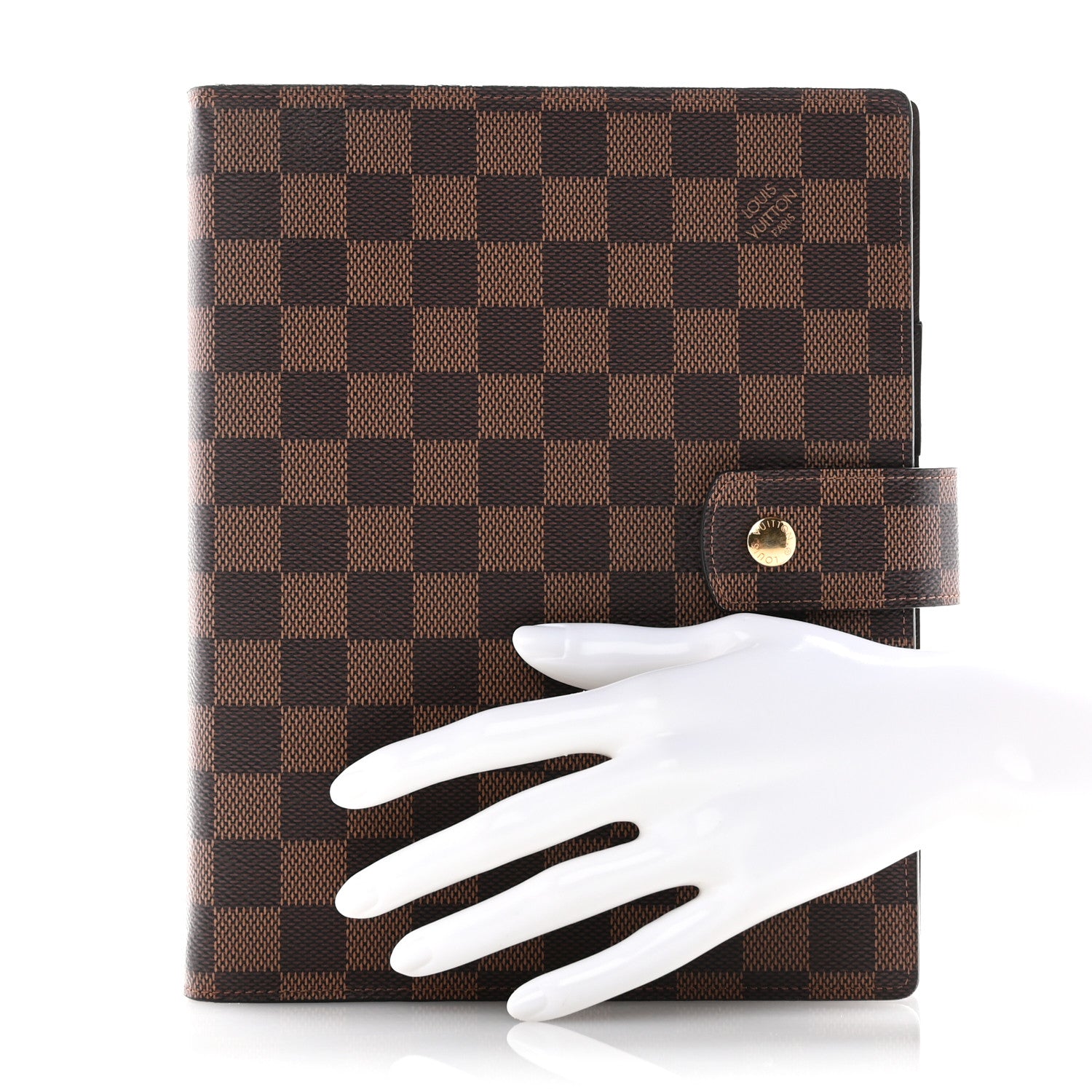 Louis Vuitton Damier Ebene Large Ring Agenda Cover 2 of 10